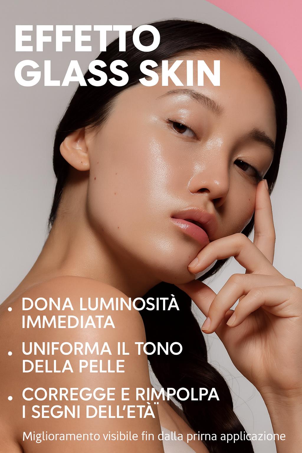 Maschera viso al collagene