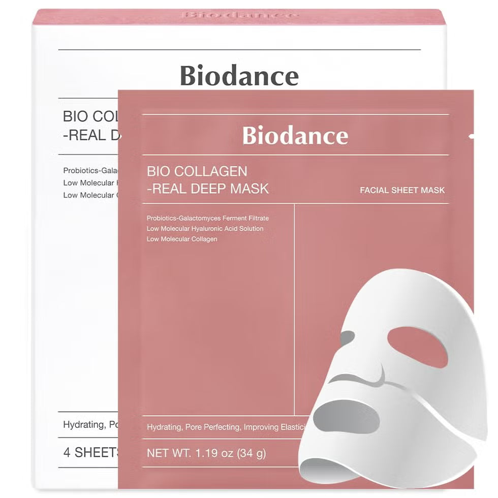 Maschera viso al collagene